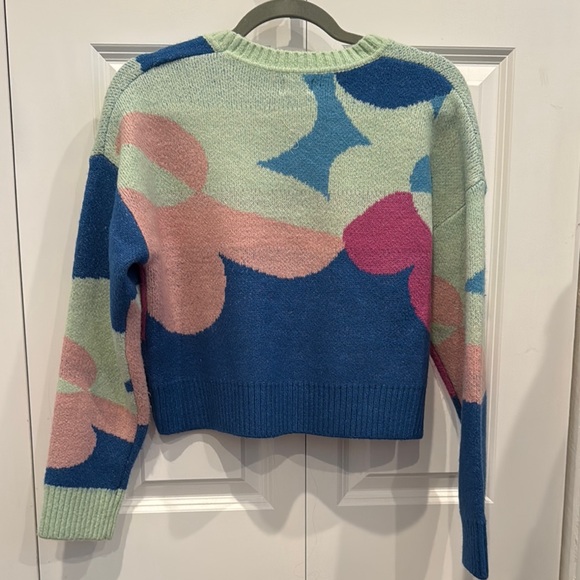 Colorful Abstract Pattern Sweater - Picture 2 of 3